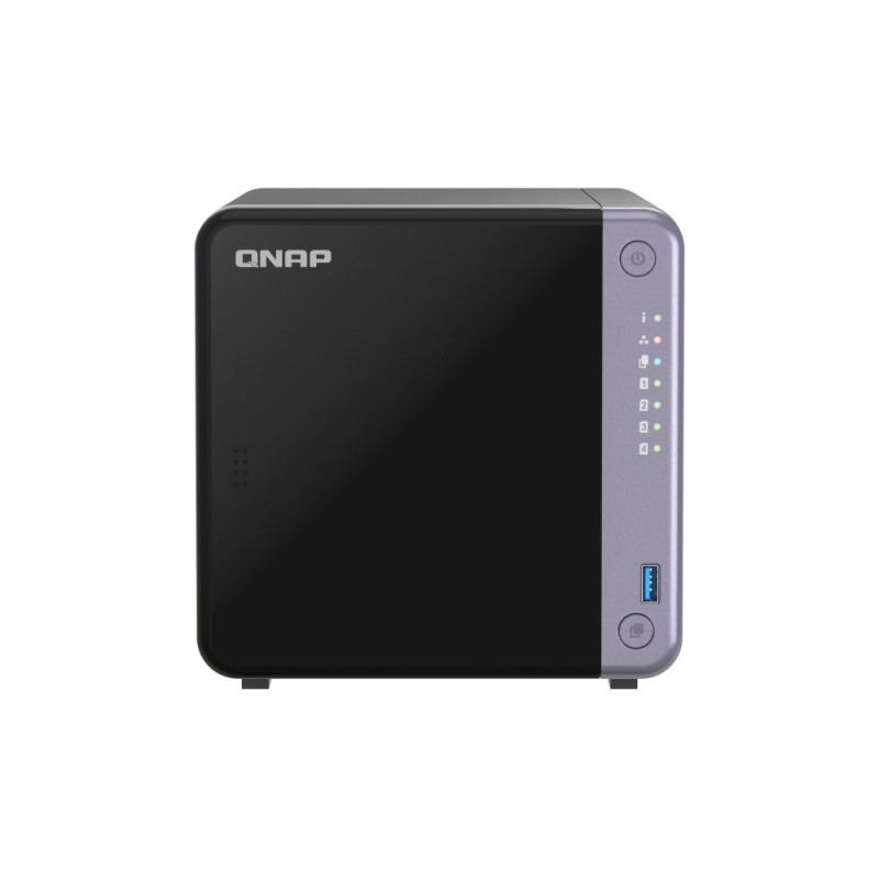 QNAP TS-432X-4G server NAS e di archiviazione Tower Collegamento ethernet LAN Nero Alpine AL-524