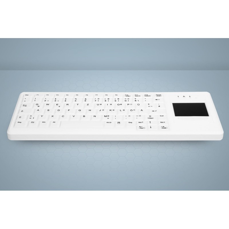 Active Key AK-C4400 tastiera Industriale RF Wireless Inglese UK Bianco