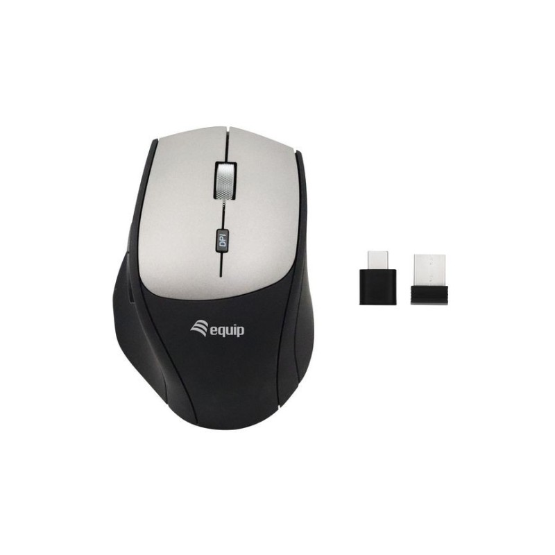 Equip 245115 mouse Ufficio Mano destra RF Wireless Ottico 2400 DPI