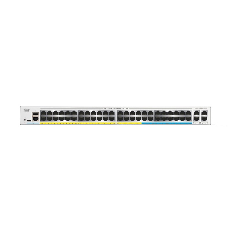 Cisco Catalyst C1300-48MGP-4X switch di rete Gestito L2 L3 Gigabit Ethernet (10 100 1000) Supporto Power over Ethernet (PoE)