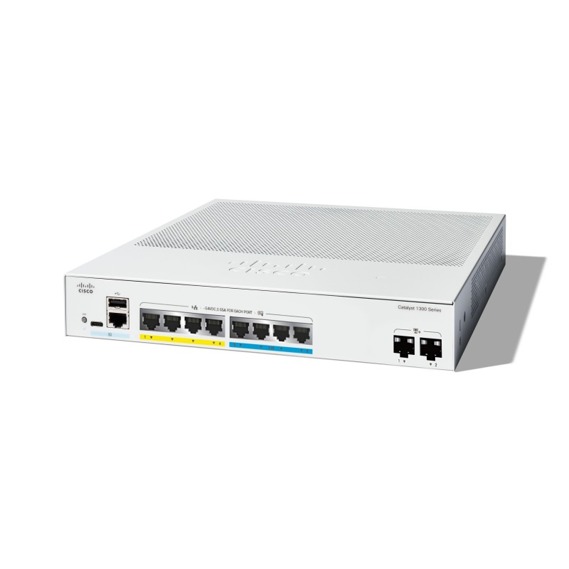 Cisco Catalyst C1300-8MGP-2X switch di rete Gestito L2 L3 Gigabit Ethernet (10 100 1000) Supporto Power over Ethernet (PoE)