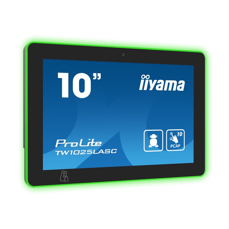 iiyama TW1025LASC-B1PNR espositore per sale riunioni 25,6 cm (10.1") 1280 x 800 Pixel LED 802.11b, 802.11g, Wi-Fi 4 (802.11n)