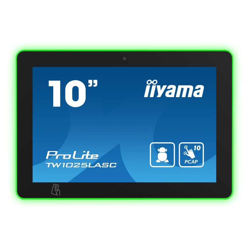 iiyama TW1025LASC-B1PNR espositore per sale riunioni 25,6 cm (10.1") 1280 x 800 Pixel LED 802.11b, 802.11g, Wi-Fi 4 (802.11n)