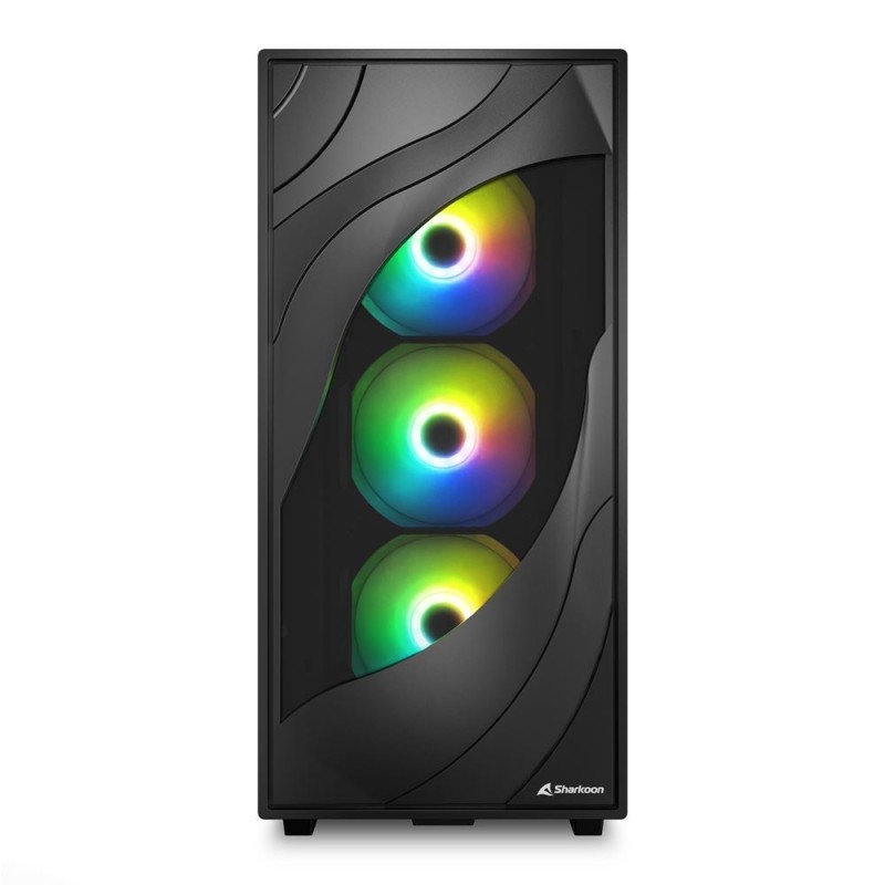 Sharkoon REBEL C80M RGB Midi Tower Nero