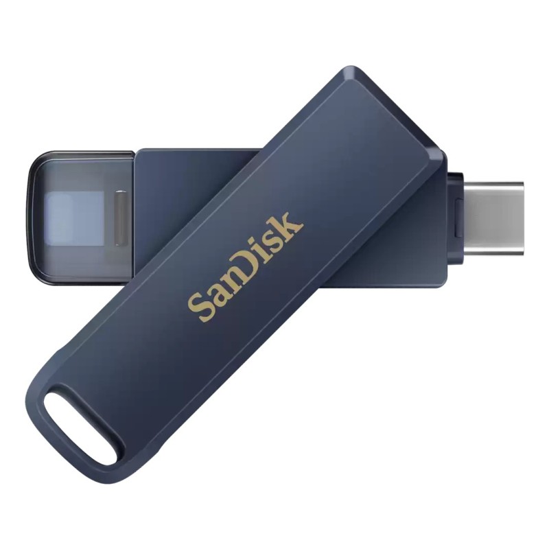 SanDisk iXpand unità flash USB 64 GB USB Type-C   Lightning 3.2 Gen 1 (3.1 Gen 1) Blu