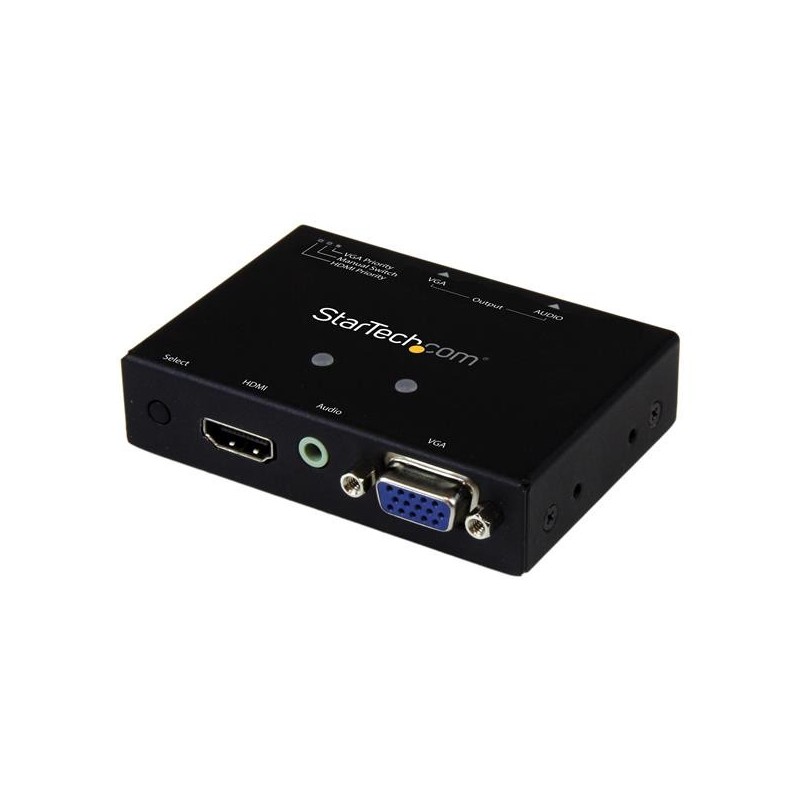 StarTech.com Switch Commutatore 2x1 VGA + HDMI a VGA - Switch Convertitore HDMI   VGA a VGA con commutazione prioritaria - 1080p