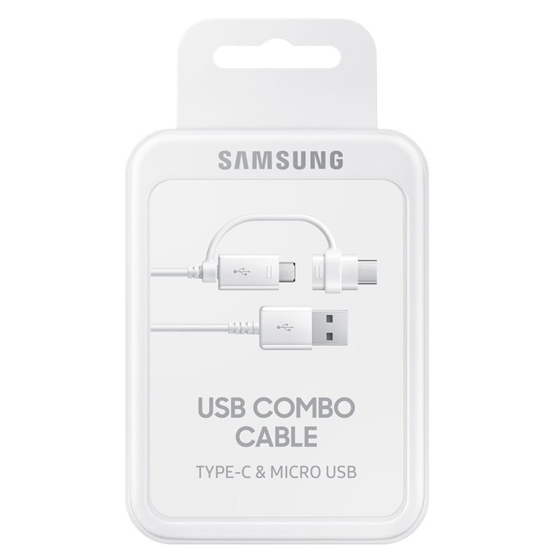 Samsung EP-DG930 cavo USB USB 2.0 1,5 m USB A USB C Micro-USB B Bianco