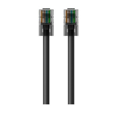 Belkin RJ45-RJ45, Cat6, 2m cavo di rete Nero