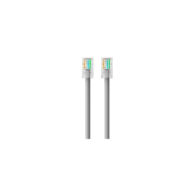 Belkin RJ45-RJ45, Cat6, 15m cavo di rete Grigio