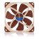 Noctua NOC-NF-A14-FLX Case per computer Ventilatore 14 cm Beige, Marrone