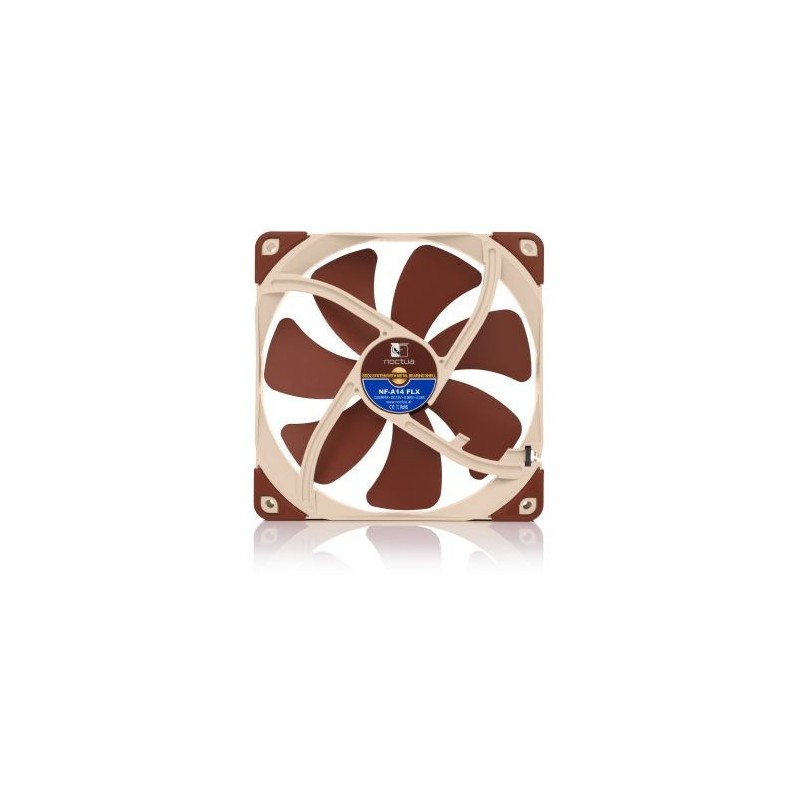 Noctua NOC-NF-A14-FLX Case per computer Ventilatore 14 cm Beige, Marrone