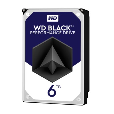 Western Digital Black disco rigido interno 6 TB 7200 Giri min 128 MB 3.5" Serial ATA III