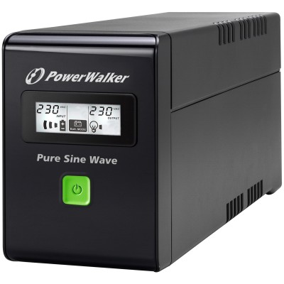 PowerWalker VI 600 SW FR gruppo di continuità (UPS) A linea interattiva 0,6 kVA 360 W 2 presa(e) AC