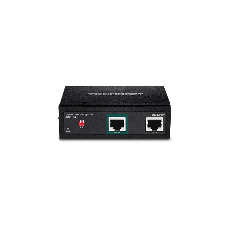 Trendnet TI-SG104 divisore di rete Nero Supporto Power over Ethernet (PoE)