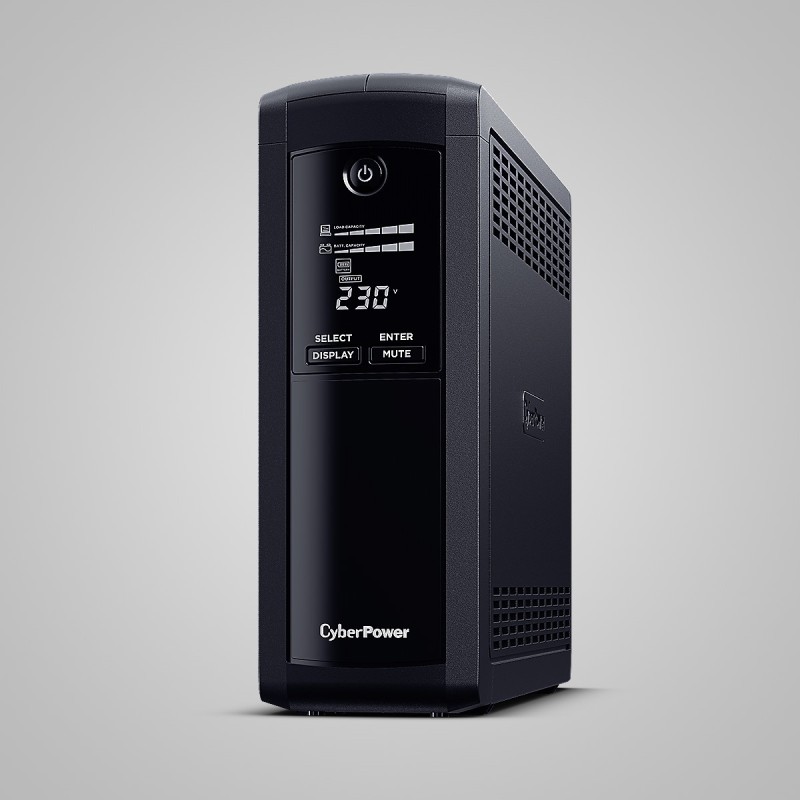 CyberPower Tracer III VP1200ELCD-FR gruppo di continuità (UPS) A linea interattiva 1,2 kVA 720 W 5 presa(e) AC