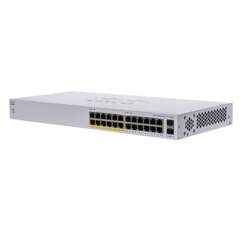 Cisco CBS110 Non gestito L2 Gigabit Ethernet (10 100 1000) Supporto Power over Ethernet (PoE) 1U Grigio