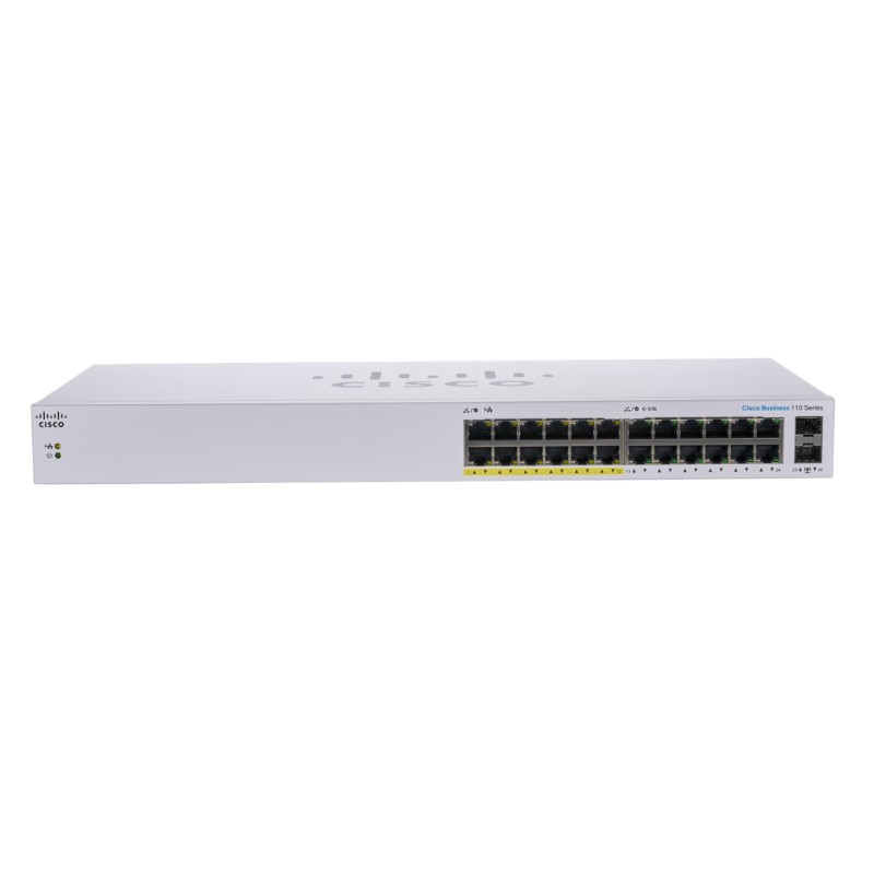 Cisco CBS110 Non gestito L2 Gigabit Ethernet (10 100 1000) Supporto Power over Ethernet (PoE) 1U Grigio