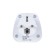 Rivacase PS4100 W00 adattatore per presa di corrente Tipo C (Europlug) Tipo G (UK) Bianco