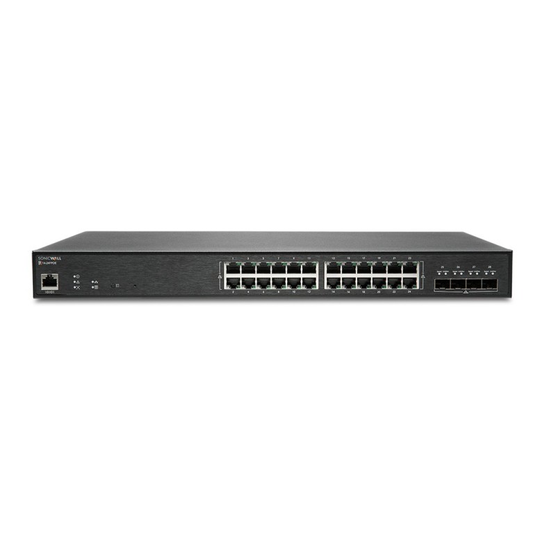 SonicWall SWS14-24FPOE Gestito L2 Gigabit Ethernet (10 100 1000) Supporto Power over Ethernet (PoE) 1U Nero