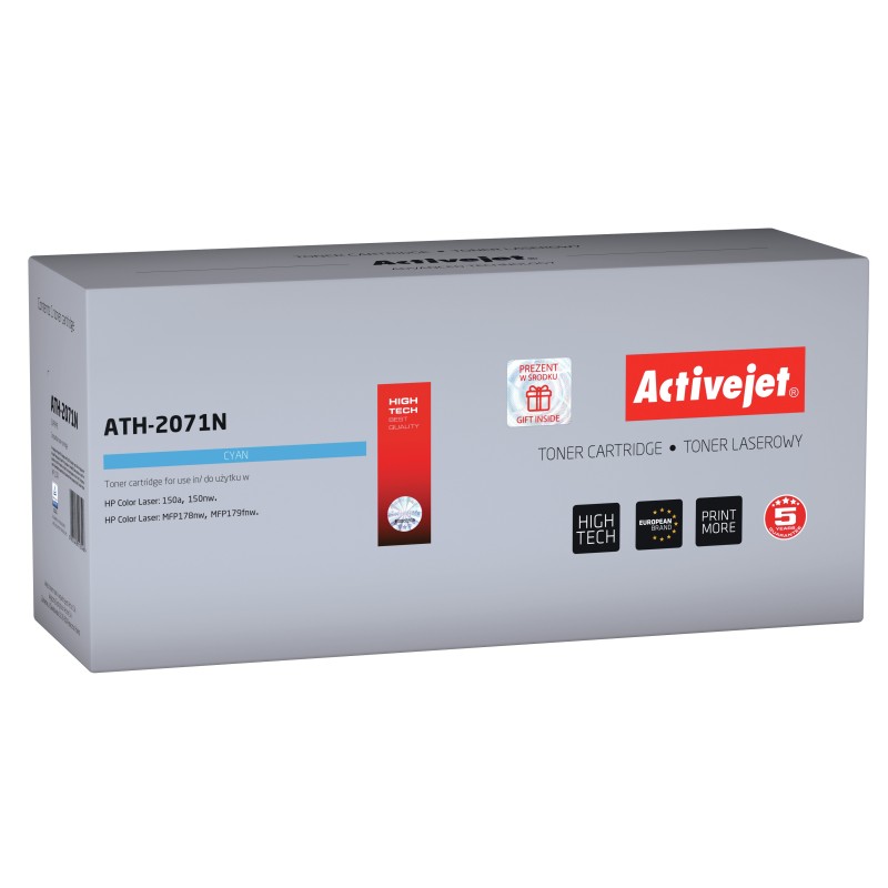 Activejet ATH-2071N cartuccia toner 1 pz Compatibile Ciano