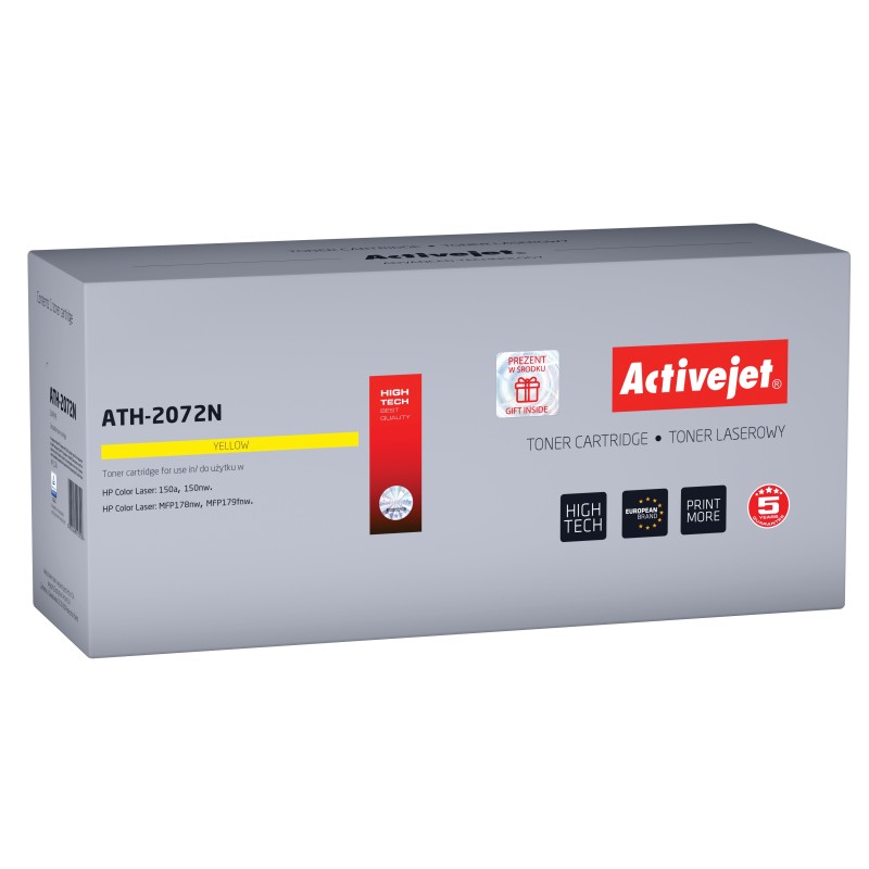 Activejet ATH-2072N cartuccia toner 1 pz Compatibile Giallo