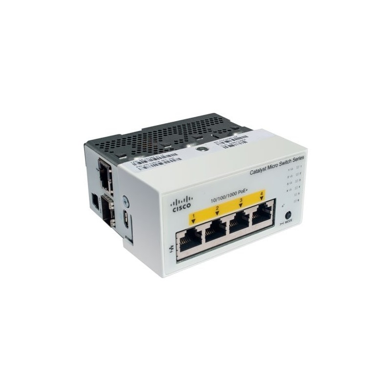 Cisco CMICR-4PC switch di rete Gestito L2 Gigabit Ethernet (10 100 1000) Supporto Power over Ethernet (PoE) Grigio