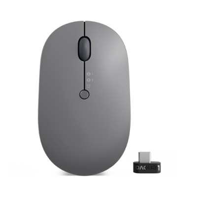 Lenovo Go Wireless Multi Device mouse Ufficio Ambidestro RF Wireless + Bluetooth + USB Type-A Ottico 2400 DPI