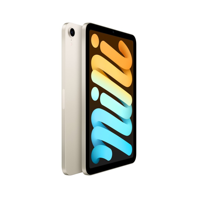 Apple iPad mini, 8.3" LED, 2266 x 1488, A15 Bionic, 64GB, 802.11ax Wi‑Fi 6, Bluetooth 5.0, Touch ID, 12MP + 12MP, iPadOS