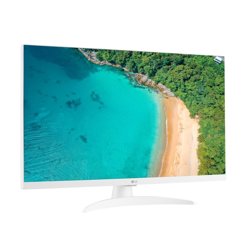 LG 27TQ615S Monitor TV 27" smart webOS 22 FULL HD Wi-Fi NOVITÀ 2022 Bianco