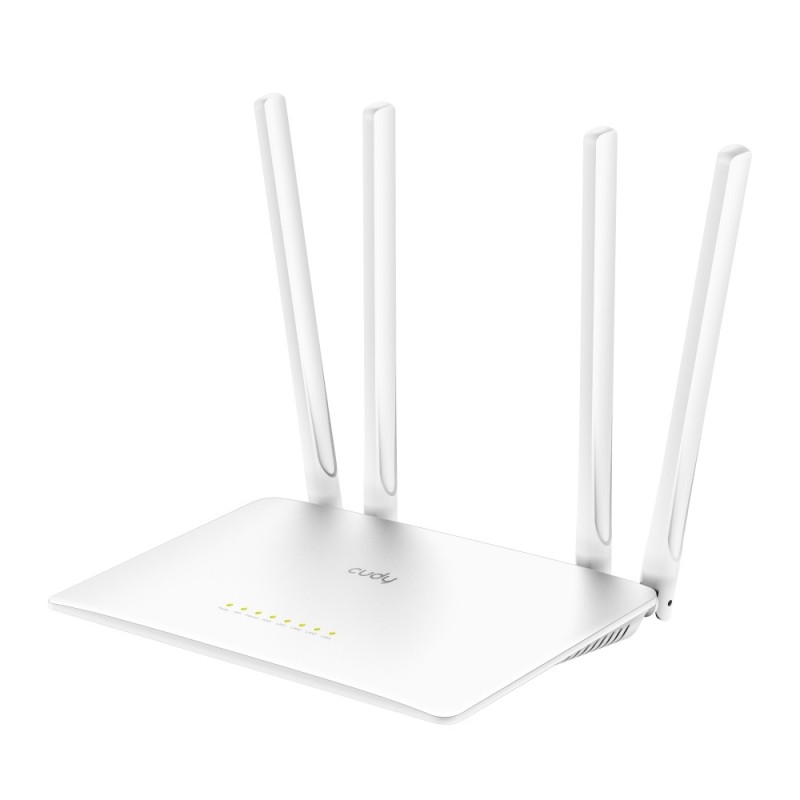 Cudy WR1200 router wireless Fast Ethernet Dual-band (2.4 GHz 5 GHz) Bianco