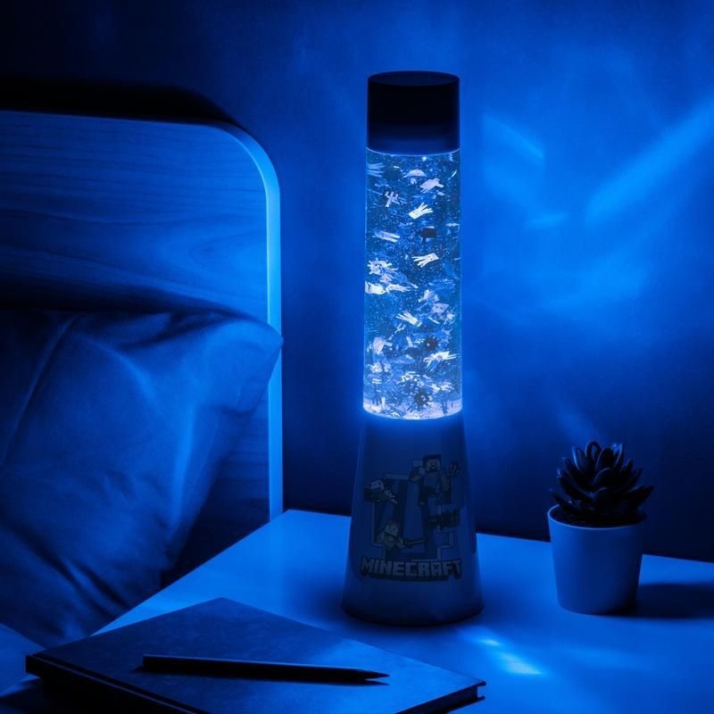 Paladone Minecraft Flow Lamp lampada da tavolo Blu