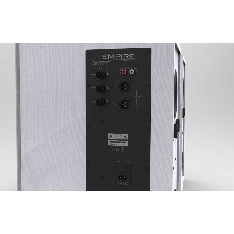 Empire Media HS-290 Nero, Bianco Cablato 290 W