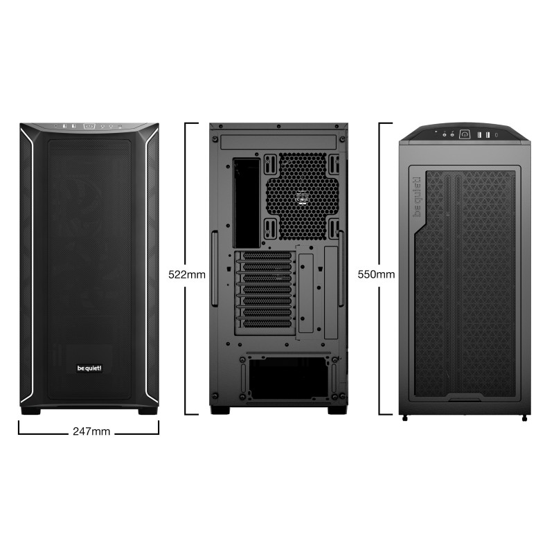 be quiet! Shadow Base 800 DX Black Midi Tower Nero