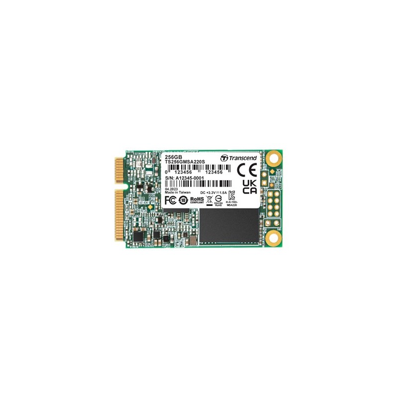 Transcend 220S 256 GB mSATA Serial ATA III 3D NAND