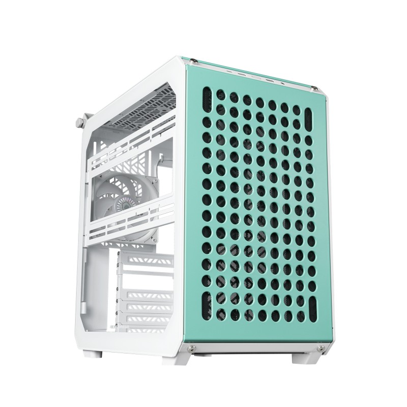 Cooler Master QUBE 500 Flatpack Macaron Edition Midi Tower Crema, Colore menta, Rosa