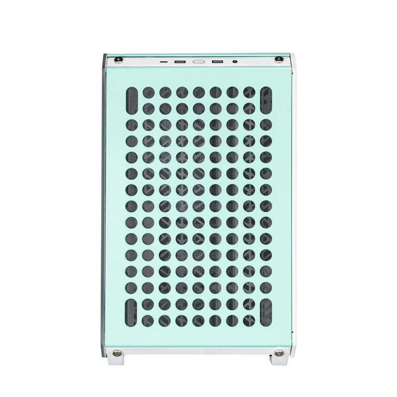 Cooler Master QUBE 500 Flatpack Macaron Edition Midi Tower Crema, Colore menta, Rosa