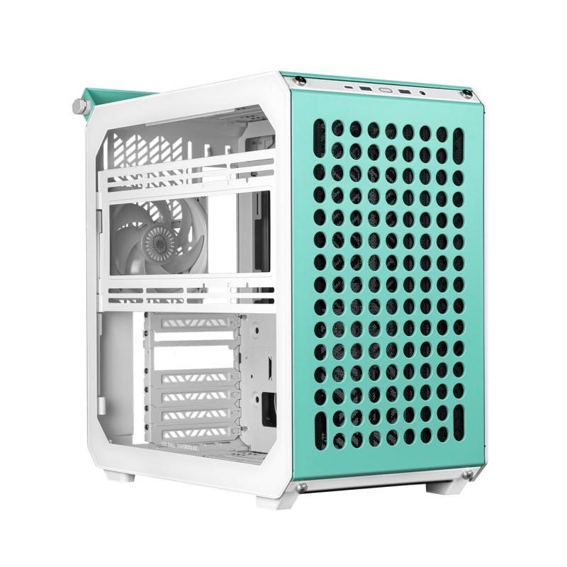 Cooler Master QUBE 500 Flatpack Macaron Edition Midi Tower Crema, Colore menta, Rosa