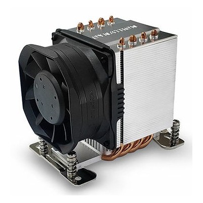 Dynatron A55 sistema di raffreddamento per computer Processore Raffreddatore d'aria 8 cm Nero, Grigio 1 pz