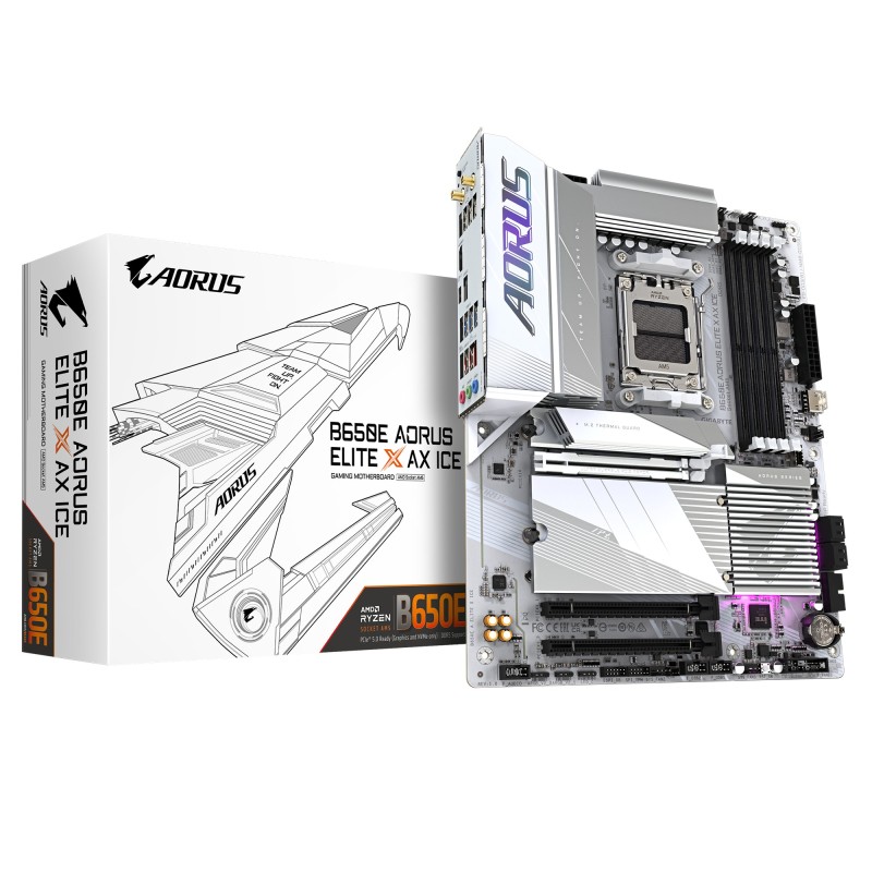 GIGABYTE B650E AORUS ELITE X AX ICE scheda madre AMD B650 Presa di corrente AM5 ATX