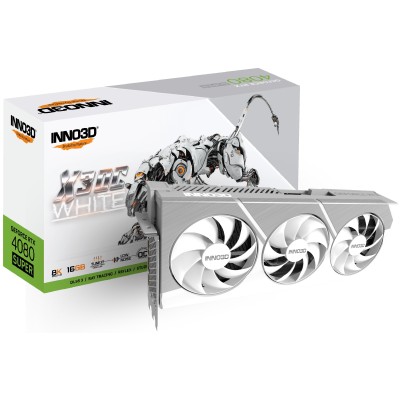 Inno3D GEFORCE RTX 4080 SUPER X3 OC WHITE NVIDIA 16 GB GDDR6X