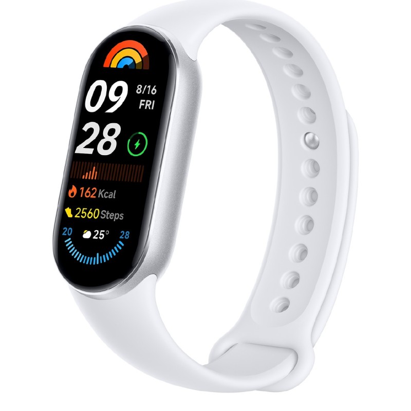 Xiaomi Smart Band 9 Braccialetto per rilevamento di attività 4,11 cm (1.62") Argento