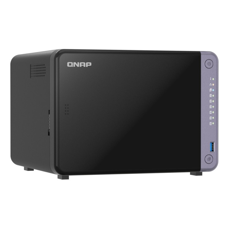 QNAP TS-632X-4G server NAS e di archiviazione Tower Alpine Alpine AL-524 4 GB DDR4 QNAP QTS Nero