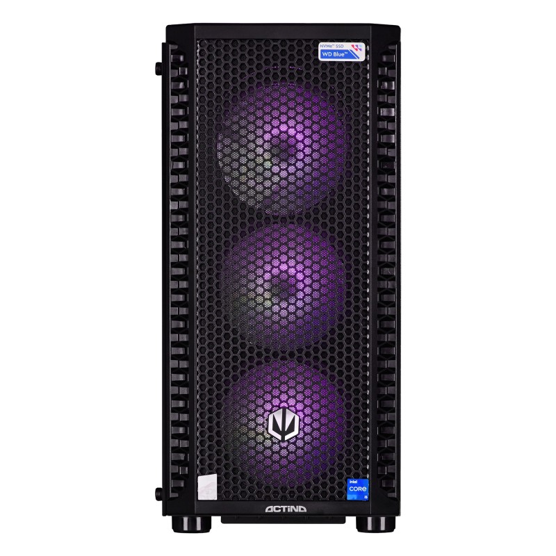 Actina 5901443387879 PC AMD Ryzen™ 7 5700X3D 32 GB DDR4-SDRAM 1 TB SSD NVIDIA GeForce RTX 4060 Ti Midi Tower Nero