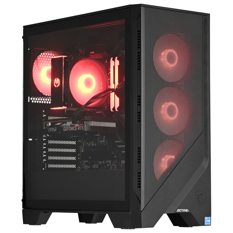 Actina 5901443387893 PC AMD Ryzen™ 5 7500F 32 GB DDR5-SDRAM 1 TB SSD NVIDIA GeForce RTX 4060 Ti Midi Tower Nero