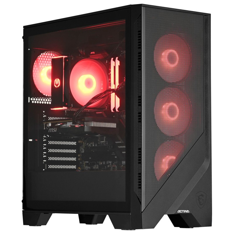 Actina 5901443389507 PC AMD Ryzen™ 7 5700X3D 32 GB DDR4-SDRAM 1 TB SSD NVIDIA GeForce RTX 4060 Ti Midi Tower Nero